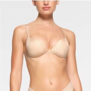 SKIMS Nude Plunge T-Shirt Bra